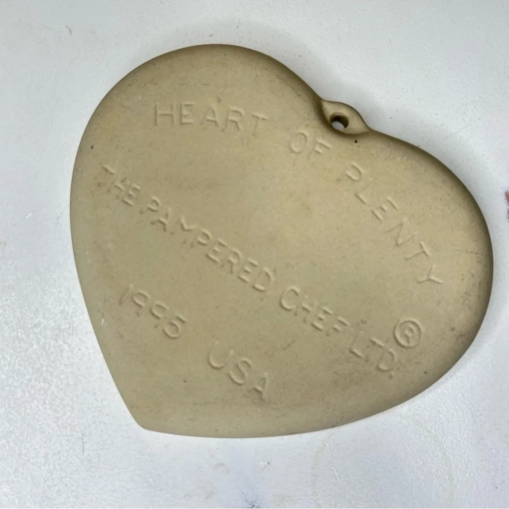 Pampered Chef 90s Stoneware cookie molds teddy, sunflowers, fruit bowl